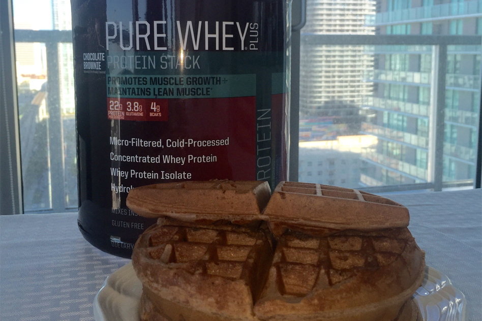 Recipe: Chocolate Brownie Protein Waffles